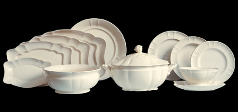 Vajilla 56 piezas Imperio Blanca
