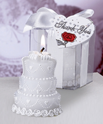 Vela Pastel Novios presentada en estuche de regalo