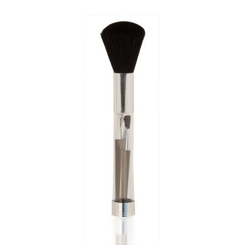 Set de cosmetica beauty con brocha y 5 accesorios negro